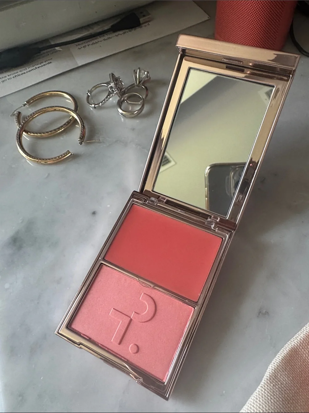 Patrick Ta Dual Cheek Duo in Coral Pink